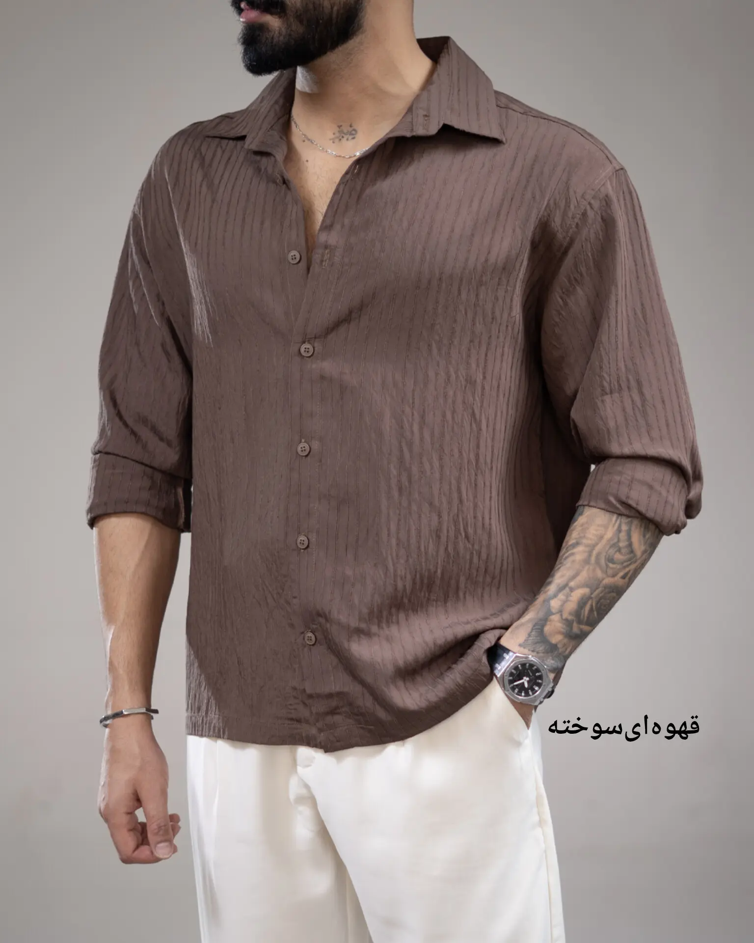 پیراهن راه راه سون-کد5358